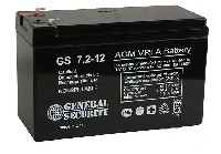  UPS 12V 07Ah GSL 7,2-12 KL  (150x65x94mm)
