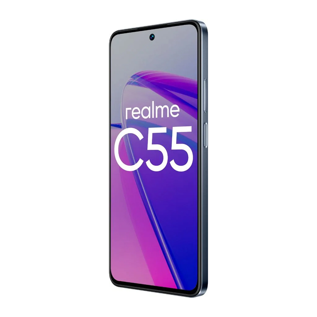 Смартфон Realme RMX3710 C55 Цвет черный, 2 SIM-карты Nano-SI - Группа  компаний ALG Soft г.Благовещенск