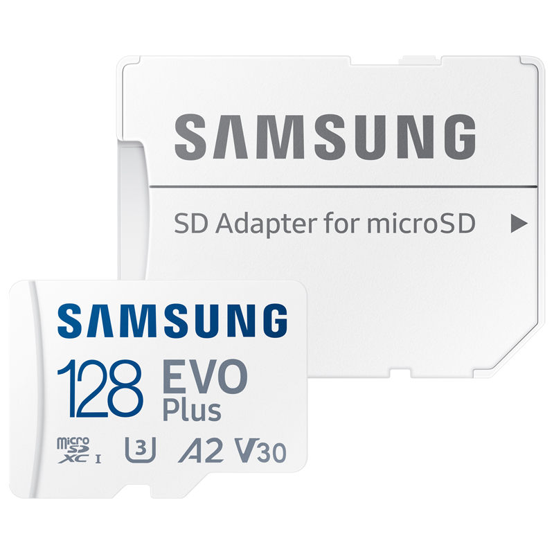   Micro-SD 128Gb Class 10, Samsung MB-MC128KA EVO PLUS + adapter