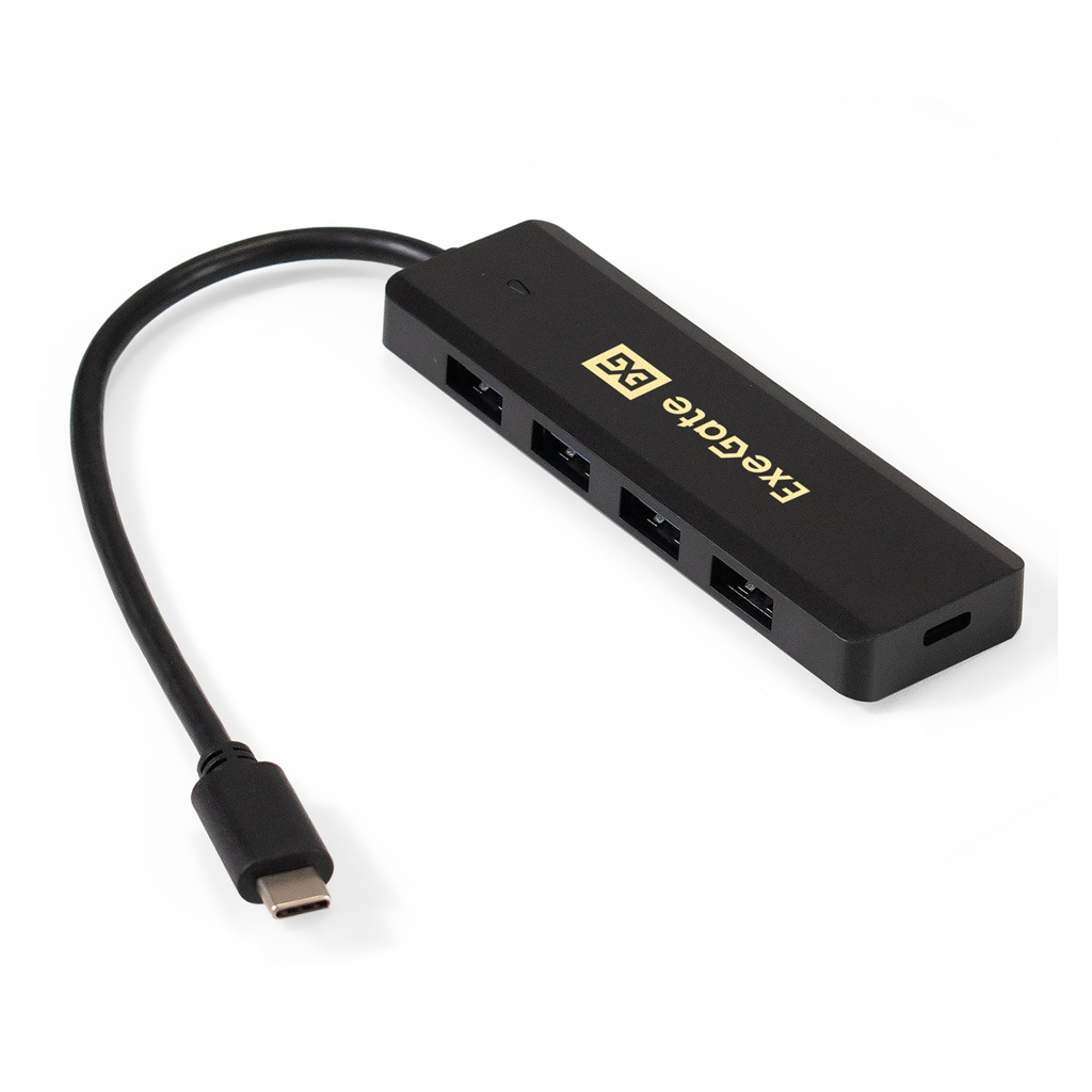  USB 3.0 4 , ExeGate DUB-4CP/1 (- USB Type C --> 4xUSB3.0, Plug&Play, )