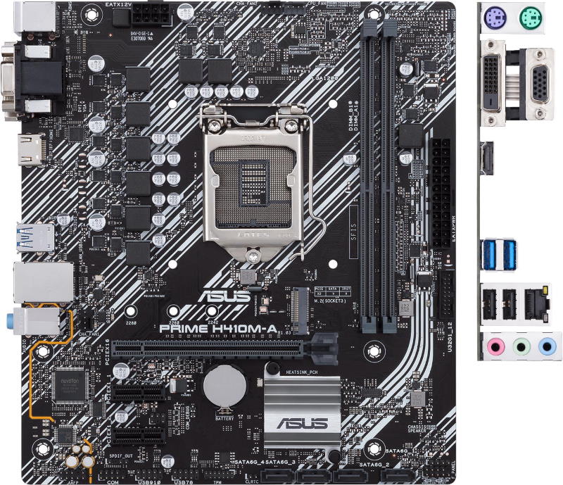   Socket-1200 Asus PRIME H410M-A/CSM M.2,HDMI,MB RTL