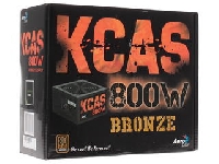   800 Aerocool KCAS-800W bronze, ATX,  80+ gold,   (24+4+4pin), 7xSATA,   120.