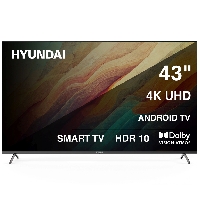  LED 43" Hyundai H-LED43BU7009 Smart  , Android TV 11, Google Assistant,  /4K Ultra HD/DVB-T/60Hz/DVB-T2/DVB-S/DVB-C, Dolby Vision, HDR10