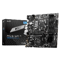   Socket-1700 MSI PRO B760M-P Intel B760 4xDDR4-3200 , 1xPCI-Ex16, 2xM.2, Micro-ATX