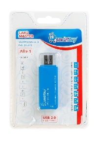  USB 2.0 Smartbuy SD/microSD/MS/M2 749  (SBR-749-B)