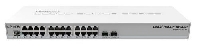  24TP Mikrotik CRS326-24G-2S+RM, 24x10/100/1000 Ethernet, 2xSFP+, RouterOS L5/SwOS