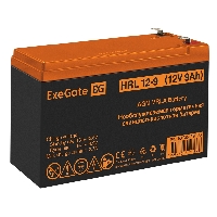 UPS 12V 09Ah ExeGate HRL 12-9  F2 (151x65x94mm)