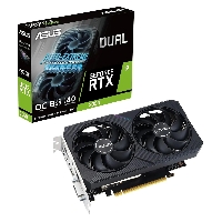  PCI-E 8Gb GeForce RTX3050 Asus DUAL-RTX3050-O8G-V2 128 GDDR6 1822/14000/HDMIx1/DPx3/HDCP R