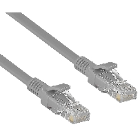 - RG45  ExeGate UTP-RJ45-RJ45-5e-0,3M-GY, UTP, cat.5e, 0.3,