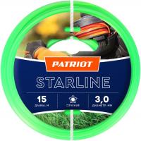 Леска для садовых триммеров PATRIOT Profline D 2,0 мм L 15 м (скрученный квадрат, черный) 200-15-5  на пластиковой обойме