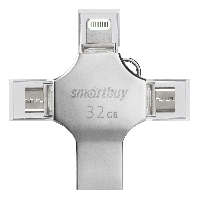   32GB USB 3.0 Smart Buy  MC15 Metal Quad (SB032GBMC15)