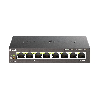   8TP D-Link DGS-1008P/F1A 8G 4PoE 80W 