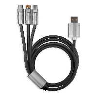 - 3--1  BOLD TYPE C+LIGHTNING+MICROUSB ,, 1 , Smartbuy (IK-312QBOM)