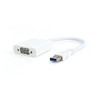  USB 3.0 --> VGA Cablexpert AB-U3M-VGAF-01-W, 