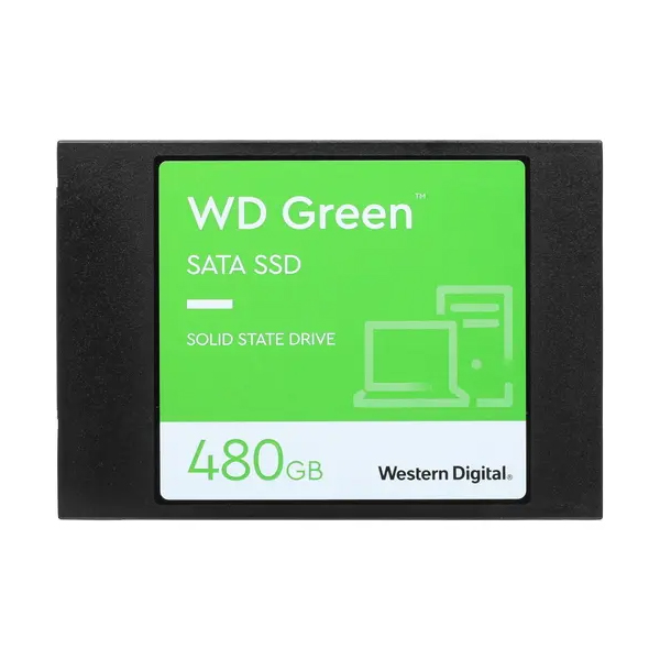   SSD 2.5" 480Gb WD WDS480G3G0A Green 480Gb SATA-III 2,5/7 3D NAND , 1 year