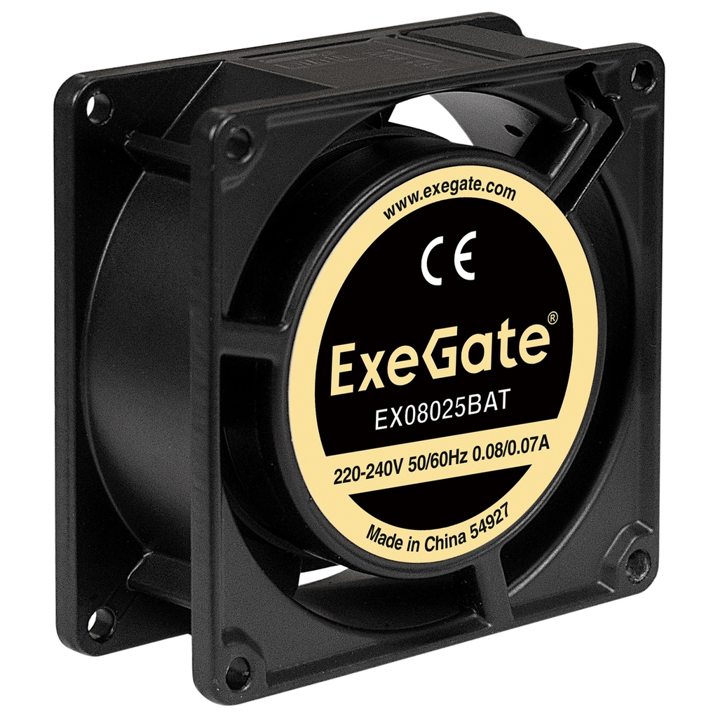  80x80x25 ExeGate EX08025BAT (80x80x25 , 2-Ball ( ),  , , 2600RPM, 32dBA, RTL)