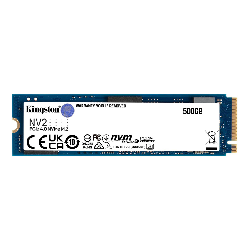   SSD M.2 500Gb Kingston PCI-E 4.0 x4 500Gb SNV2S/500G NV2 M.2 2280
